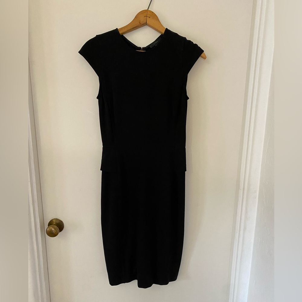 JCREW Black Sheath Dress